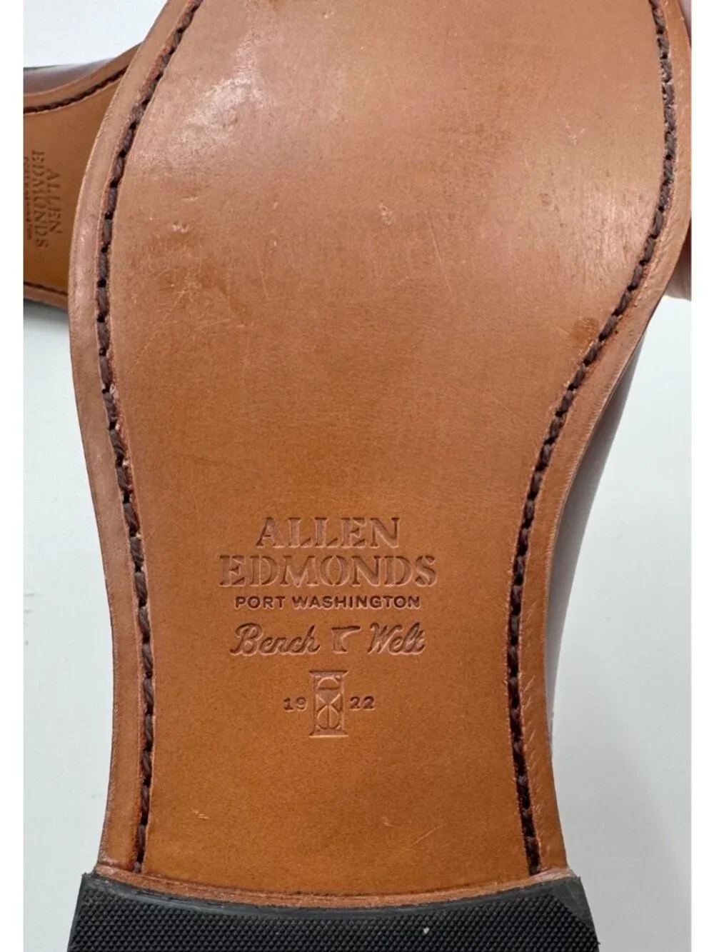 Allen Edmonds Park Avenue Cap-Toe Oxford Brown Leather 12M Men’s Dress Shoes
